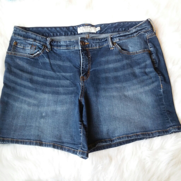 size 20 denim shorts